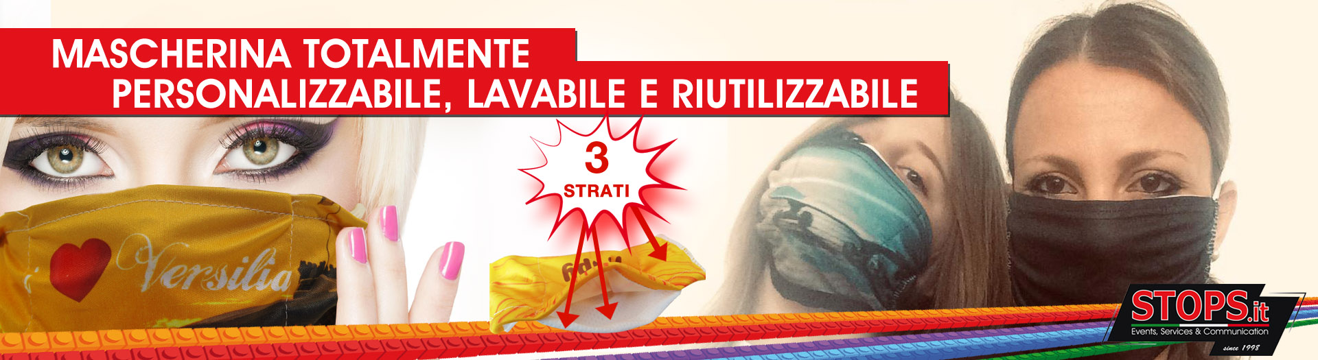 Mascherina lavabile personalizzata Mascherina lavabile personalizzata
