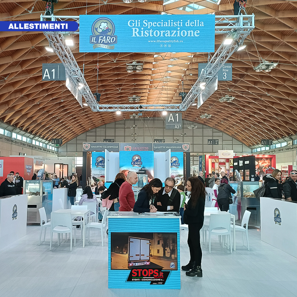 Stand Il Faro e Pizzella al Beer & Food Attraction di Rimini